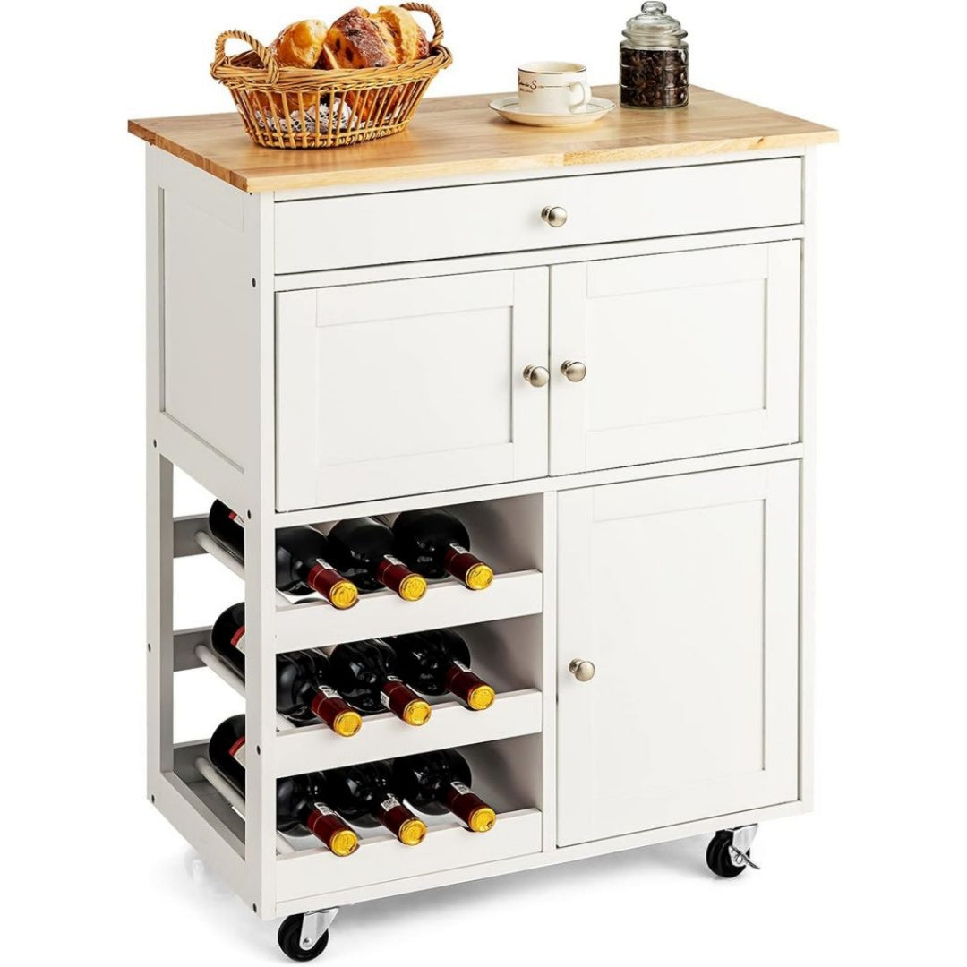 llot de Cuisine en MDF, Finition Naturel