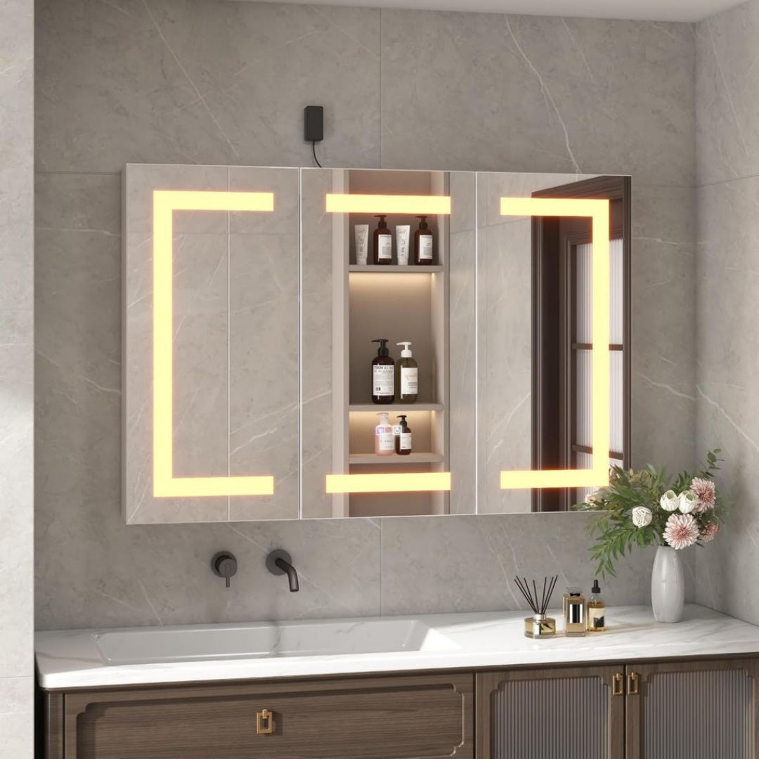 Armoire de Salle de Bain – Blanc – Ref. 3162