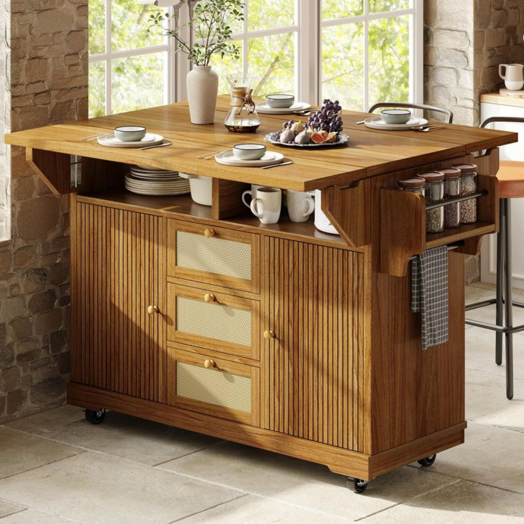 Chariot Roulant Marron, Format 142.5 x 80 x 95 cm cl9072636