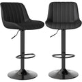 Tabouret de Bar en Metal, Finition Marron Cafe