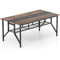 Bureau en Bois d'Ingenierie de Couleur Noir