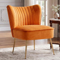 Fauteuil en Metal de Couleur Marron Cafe