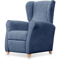 Canape en Tissu, Finition Bleu